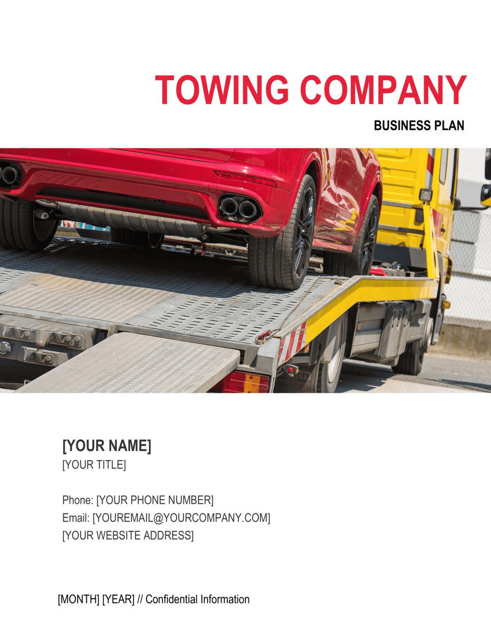 towing business plan pdf