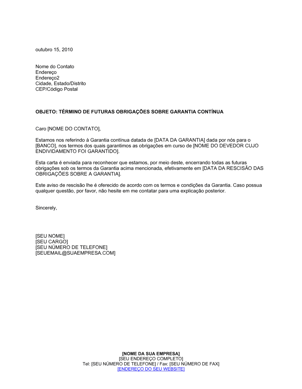 Business-in-a-Box's Término de Garantia Futura