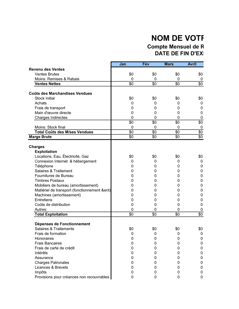 Business-in-a-Box's État des résultats Prévisonnel_Mensuel