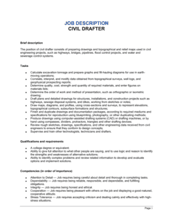 Business-in-a-Box's Civil Drafter Job Description Template