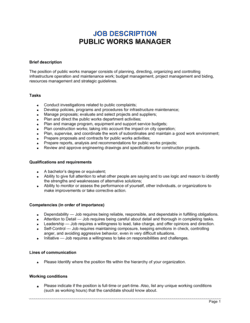 Job description business office manager