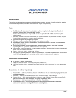 Business-in-a-Box's Sales Engineer Job Description Template