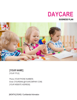 Business-in-a-Box's Daycare Business Plan Template