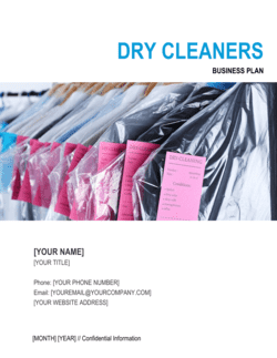 Business-in-a-Box's Dry Cleaners Business Plan Template