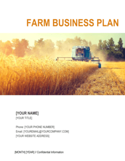 Business-in-a-Box's Farm Business Plan 2 Template