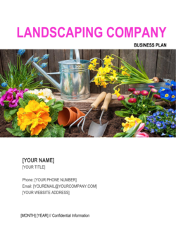 Business-in-a-Box's Landscaping Company Business Plan Template