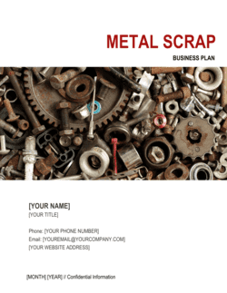Business-in-a-Box's Metal Scrap Business Plan Template