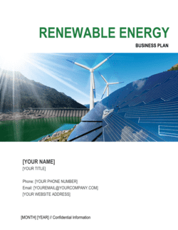 Business-in-a-Box's Renewable Energy Business Plan Template