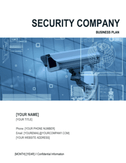 Business-in-a-Box's Security Company Business Plan Template