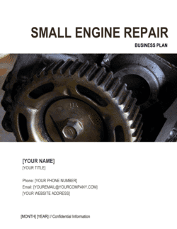 Business-in-a-Box's Small Engine Repair Business Plan Template