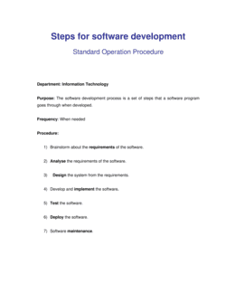 Business-in-a-Box's How to Develop Software Template