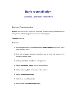 How to do Bank Reconciliation