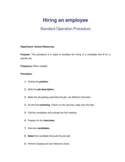 Business-in-a-Box's How to Hire an Employee Template