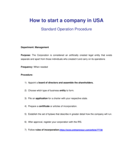 Business-in-a-Box's How to Incorporate a Business Template