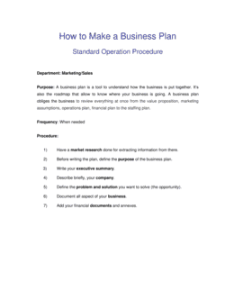 Business-in-a-Box's How to Make a Business Plan