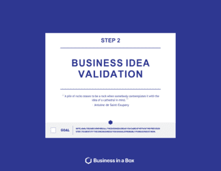 Business-in-a-Box's Business Idea Validation Worksheet Template