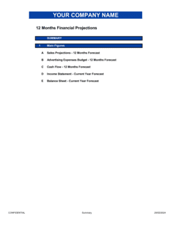 Business-in-a-Box's Financial Report Template