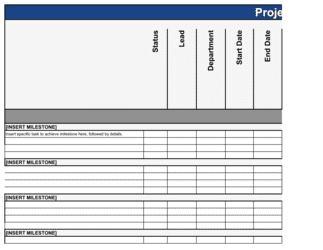 Business-in-a-Box's Project Management Template Template