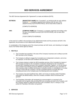 Business-in-a-Box's SEO Services Agreement Template