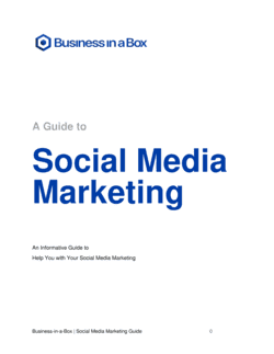 Business-in-a-Box's Social Media Marketing Guide Template