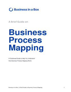 Business-in-a-Box's Business Process Mapping Template