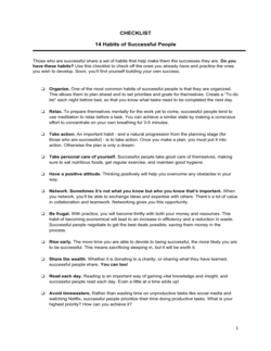 Business-in-a-Box's 14 Habits Of Successful People Template