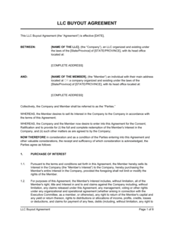Business-in-a-Box's LLC Buyout Agreement Template