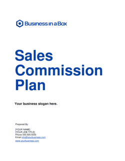 Business-in-a-Box's Sales Commission Plan Template