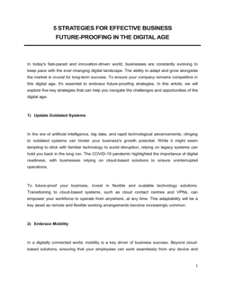 5 Strategies For Effective Business Future Proofing In The Digital Age