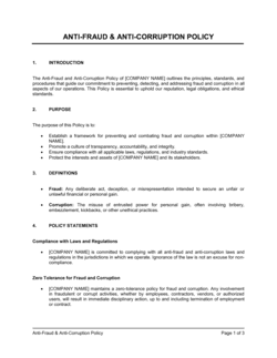 Anti-Fraud and Anti Corruption Policy