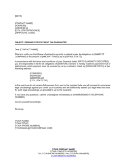 Sample Demand Letter Breach Of Contract from templates.business-in-a-box.com