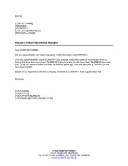 business customer reference letter