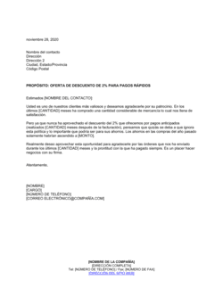 Business-in-a-Box's Oferta de descuento del 2% por pagos rápidos