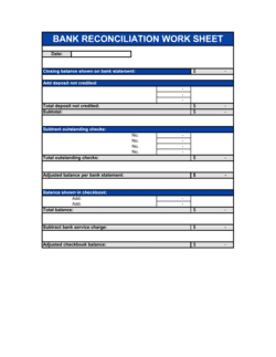 Bank Reconciliation