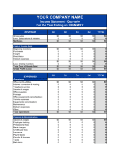 Business-in-a-Box's Income Statement_Quarterly Template