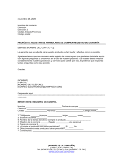 Business-in-a-Box's Registro de formulario de compraregistro de garantía