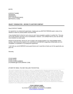 Business-in-a-Box's Resignation Letter_Moving to Another Company Template