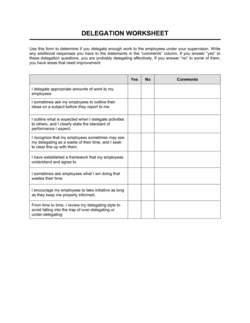 Business-in-a-Box's Worksheet_Delegation Template