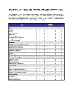 Personality &amp; Skills Tests - Download Templates | Business-in-a-Box™