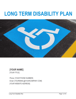 Business-in-a-Box's Disability Plan Long-Term Template