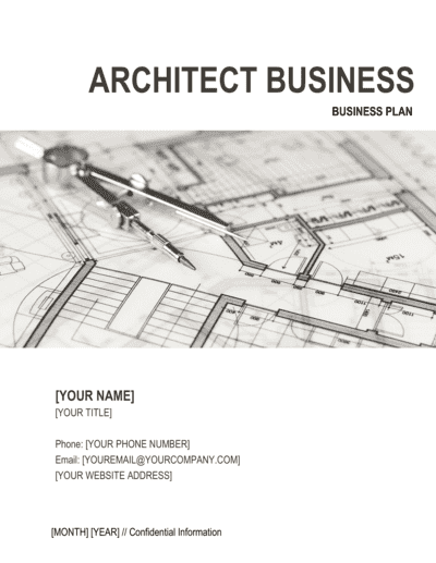 Business-in-a-Box's Architect Business Plan Template