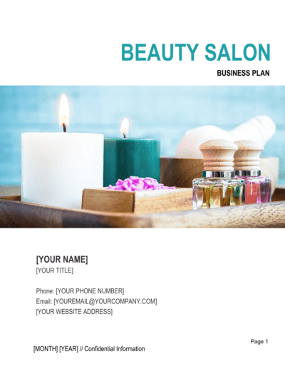 Business-in-a-Box's Beauty Salon Business Plan Template