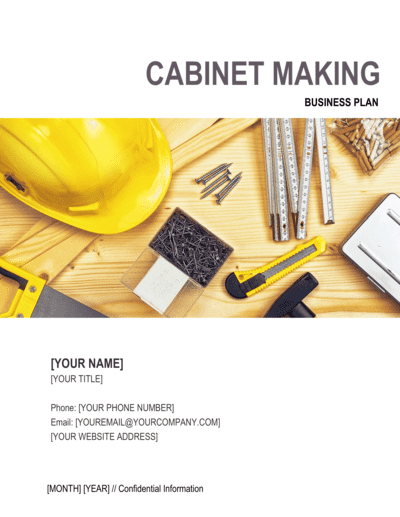 Business-in-a-Box's Cabinet Making Business Plan Template