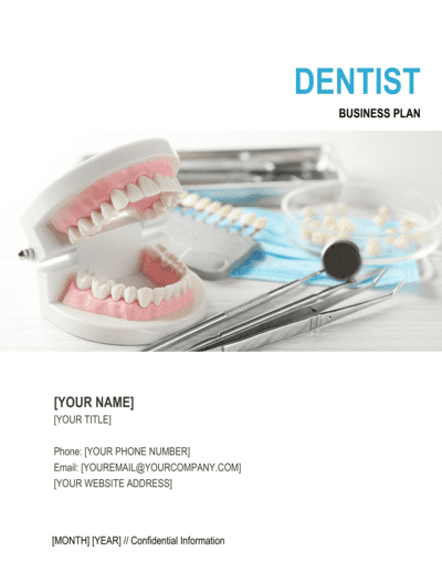Business-in-a-Box's Dentist Business Plan Template
