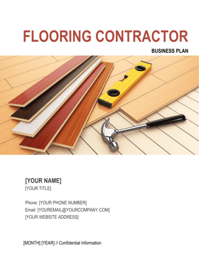Business-in-a-Box's Flooring Contractor Business Plan Template