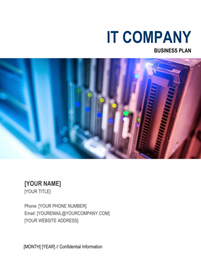 Business-in-a-Box's IT Company Business Plan Template