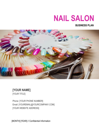 Business-in-a-Box's Nail Salon Business Plan Template