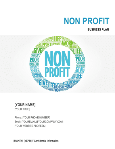 Business-in-a-Box's Non-profit Organization Business Plan 2 Template