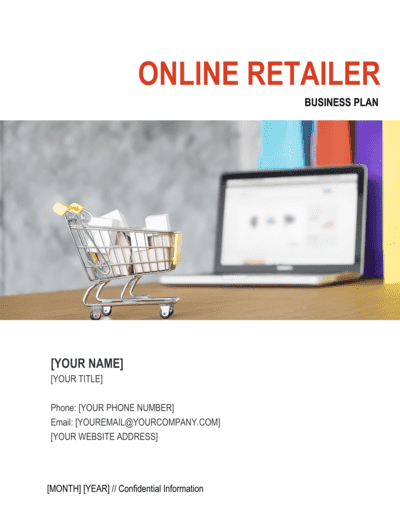Business-in-a-Box's Online Retailer Business Plan Template
