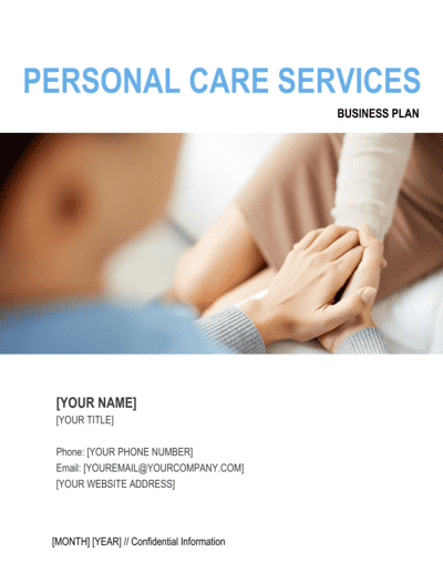 Business-in-a-Box's Personal Care Services Business Plan Template